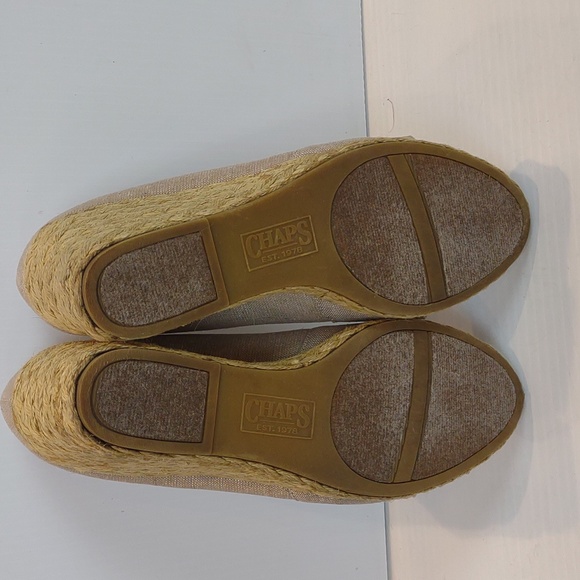 Chaps Women's Dakoba Linen Open Toe Espadrille Wedge - Picture 10 of 11